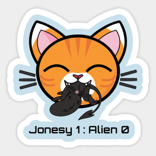 Jonesy is a Good Mouser Sticker